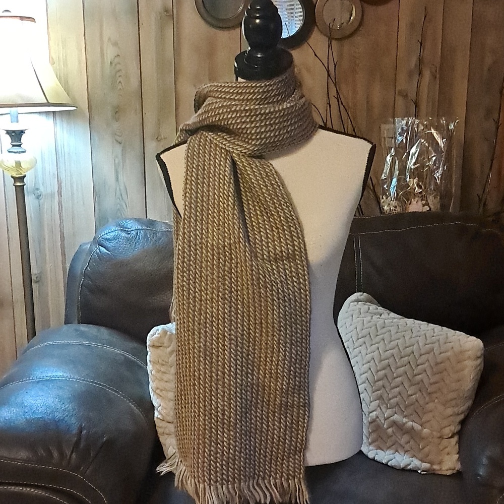Muckross House Handwoven In Mucros Alpaca Scarf Made In Ireland Outerwear Fringe